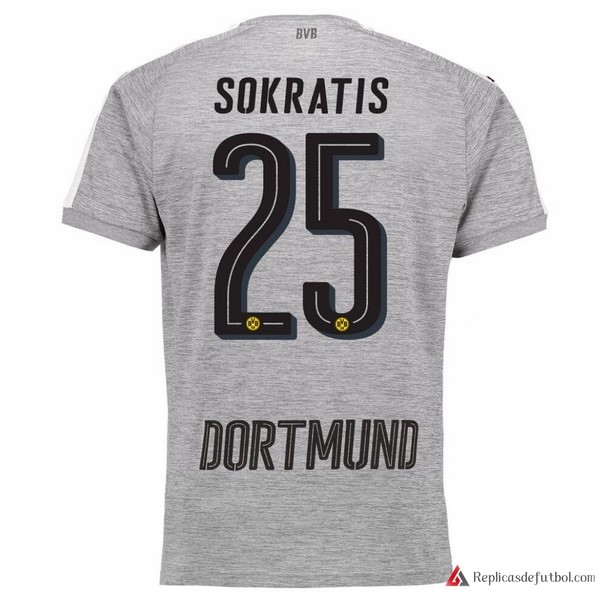 Camiseta Borussia Dortmund Tercera equipación Sokratis 2017-2018